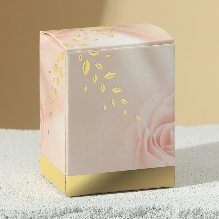 Ароматическая свеча в стекле «Stay beautiful», 7 х 5 см. Ароматическая свеча в стекле «Stay beautiful», 7 х 5 см.