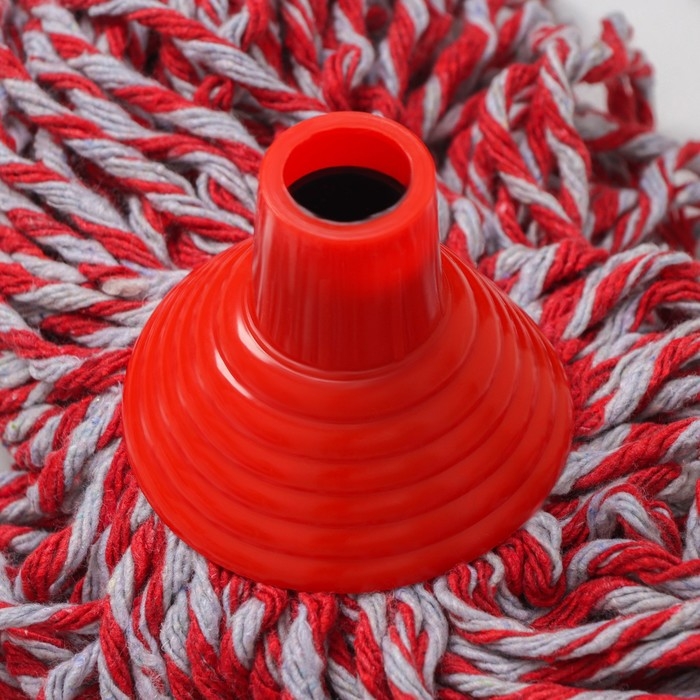 Насадка для швабры верёвочная Доляна, хлопок, 31×10×6,5, цвет МИКС Насадка для швабры верёвочная Доляна, хлопок, 31×10×6,5, цвет МИКС