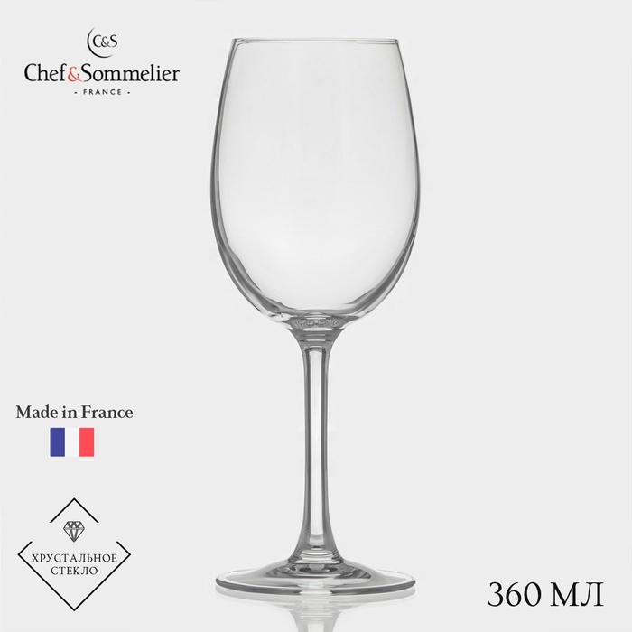 Бокал для вина Chef&Sommelier CABERNET, 360 мл, стекло Бокал для вина Chef&Sommelier CABERNET, 360 мл, стекло