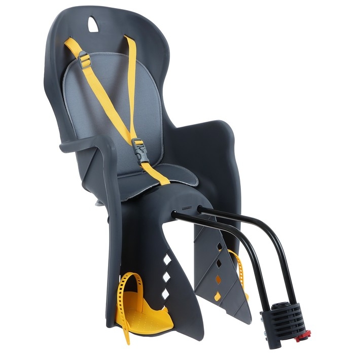 Велокресло заднее BQ-5A, крепление на раму, цвет тёмно-серый Велокресло заднее BQ-5A, крепление на раму, цвет тёмно-серый