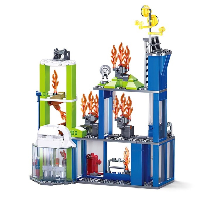 Конструктор Пожарный «Автономный разведчик», 130 деталей Конструктор Пожарный «Автономный разведчик», 130 деталей