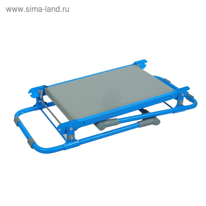 Скамейка-перевёртыш садовая Nika, складная, 56х30х42.5 см, голубая, нагрузка до 100кг Скамейка-перевёртыш садовая Nika, складная, 56х30х42.5 см, голубая, нагрузка до 100кг