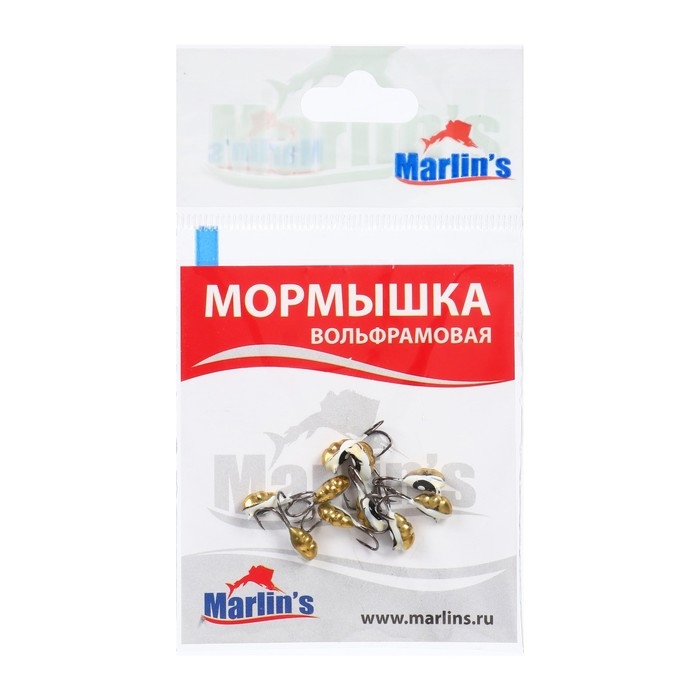 Мормышка вольфрамовая Marlin's ВЯТСКАЯ Личинка-Коза №2, 10 шт Мормышка вольфрамовая Marlin's ВЯТСКАЯ Личинка-Коза №2, 10 шт