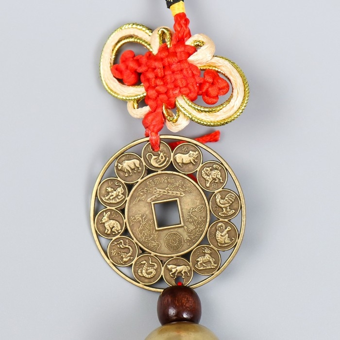 Колокольчик металл  Колокольчик металл "Восточный гороскоп" 26х4,5 см