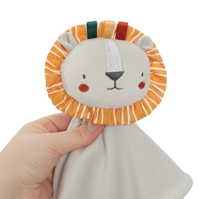 Комфортер - игрушка «Львенок Леон», погремушка, прорезыватель, цвет серый, Крошка Я Комфортер - игрушка «Львенок Леон», погремушка, прорезыватель, цвет серый, Крошка Я