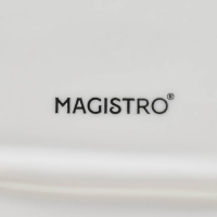 Блюдо фарфоровое Magistro «Рыбка», 35×16,5×3 см, цвет белый