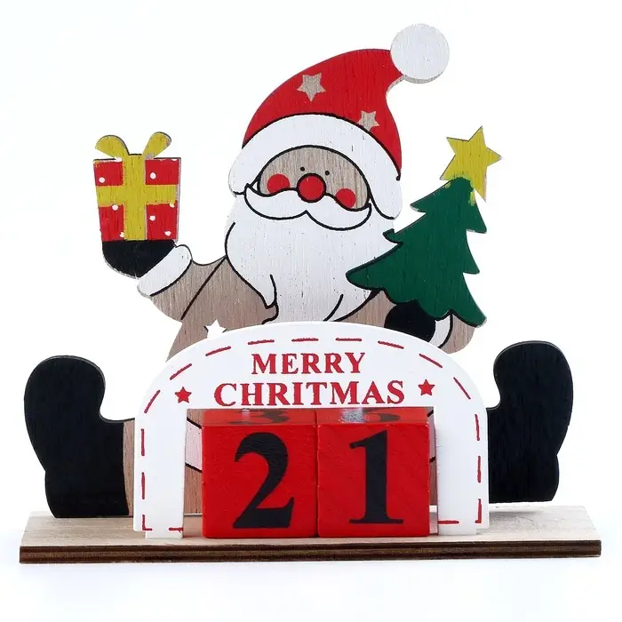 Календарь настольный вечный &laquo;С Новым годом!&raquo;, 15 см, МИКС