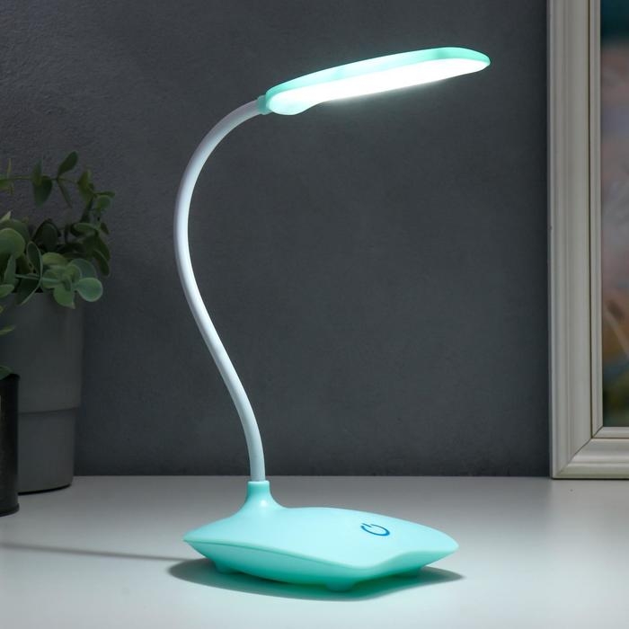 Лампа настольная Лампа настольная "Симпл" LED 5Вт USB МИКС 16х16х38 см RISALUX