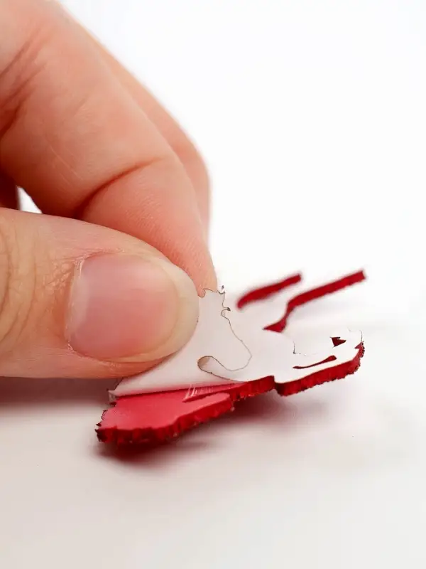 Декор Декор "Лошадки" на клеевой основе, цвет красный, набор 6 шт.