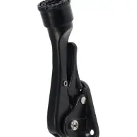 Фиксатор дверной LOCKLAND “козья ножка”, с автоподъемом, цвет черный Фиксатор дверной LOCKLAND “козья ножка”, с автоподъемом, цвет черный