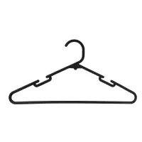 Вешалки для одежды тм VETTA, 5шт, пластик, 39,5х20,5х0,3см, пластик, цвет черный