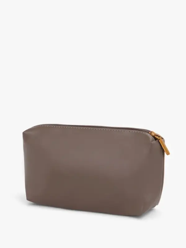 Сумка женская мессенджер TEXTURA на магните, с косметичкой, 28&times;4&times;20 см, серая