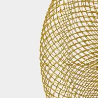 Ваза для фруктов &laquo;Сплетение&raquo;, 25&times;25&times;10, жесть, цвет бронза