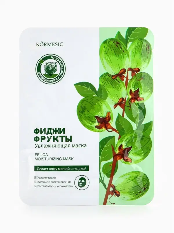 Маска тканевая для лица KORMESIC &laquo;Фиджи&raquo;, успокаивающая, 25 мл