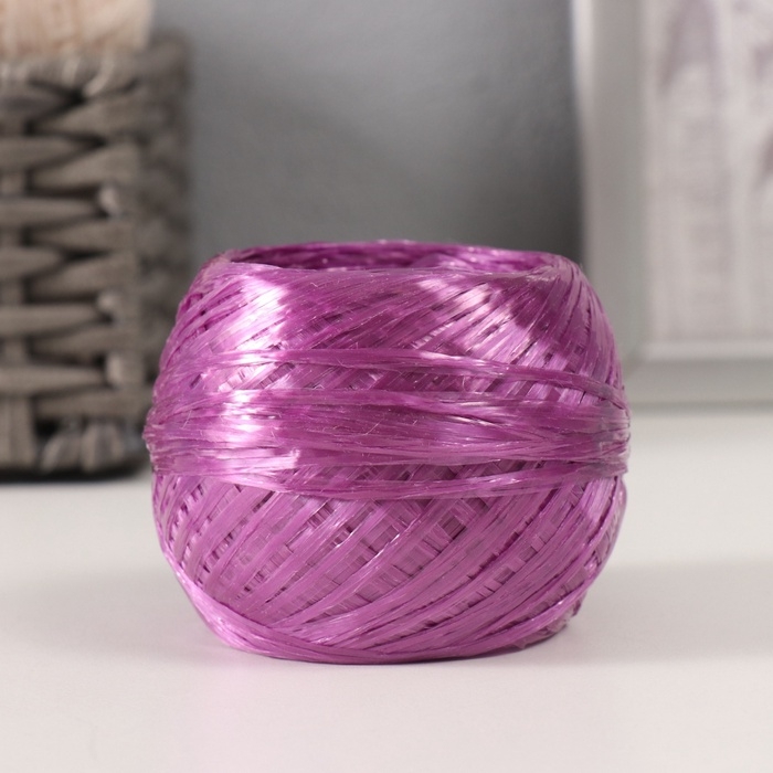 Пряжа Пряжа "Для вязания мочалок" 100% полипропилен 200м/50±10 гр клубок (набор 3 шт МИКС #10)