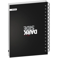 Бизнес-тетрадь All Right А5,120л, 148х205, 1 разд, BRIGHT, белая, 0015