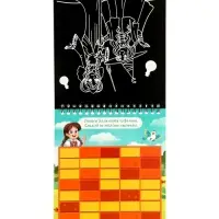 Альбом гравюр "Волшебник изумрудного города", 8 гравюр, цветной фон, Александр Волков