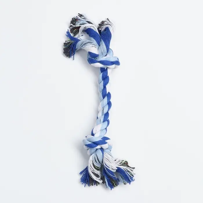 Игрушка канатная &laquo;2 узла&raquo;, средняя, цвет МИКС