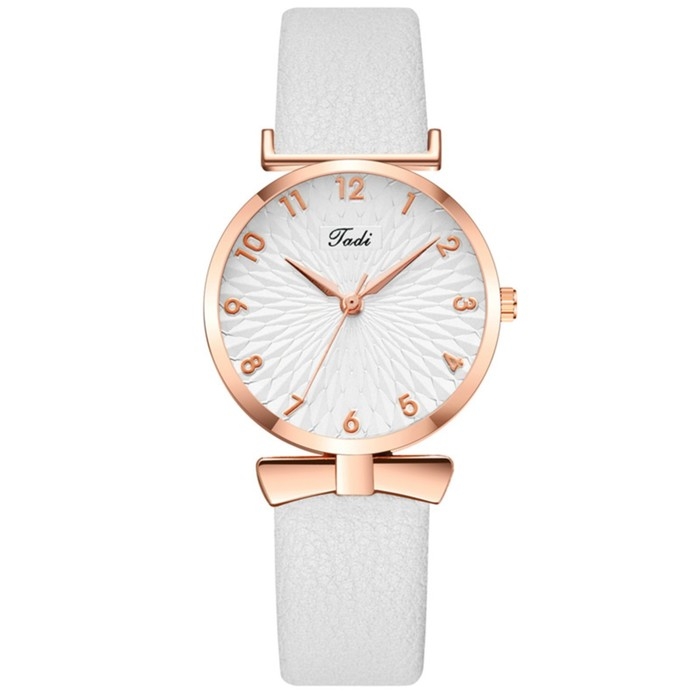 Часы наручные кварцевые женские, d-3.3 см, белые Часы наручные кварцевые женские, d-3.3 см, белые