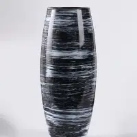 Ваза «Прованс», h=26 см, стекло, чёрная