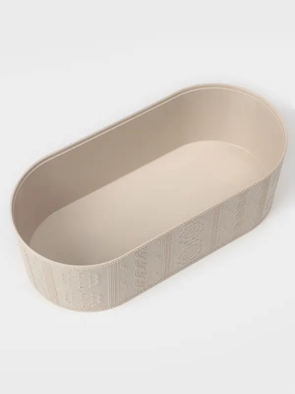 Хлебница с крышкой Альтернатива &laquo;Меланж&raquo;, 33&times;16&times;19 см, пластик, бежевая