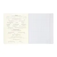 Комплект 12 предметных тетрадей 48 листов, справочная информация, 60гр, Мрамор пастель