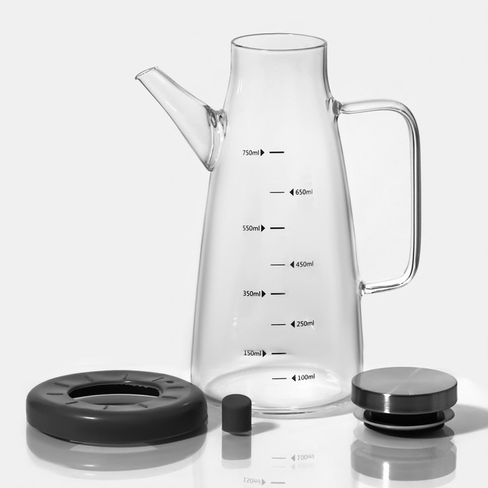 Бутылка стеклянная для соуса и масла &laquo;Мадлен&raquo;, 750 мл, 9,6&times;16&times;20,7 см