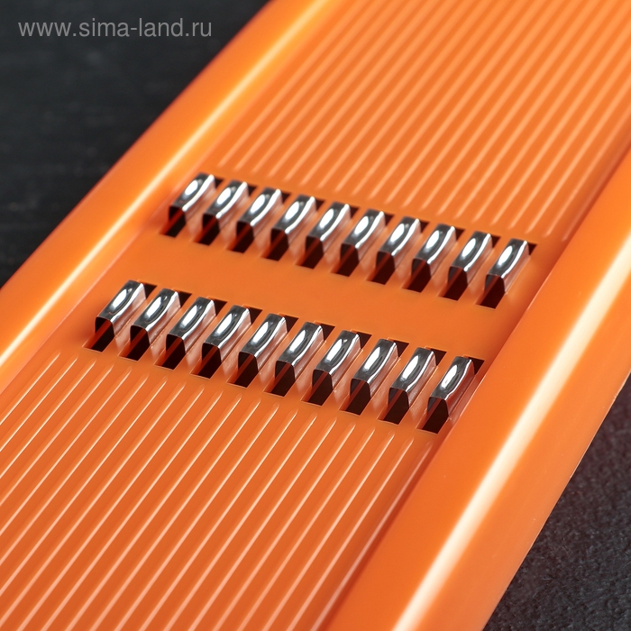 Овощерезка для корейской моркови, 27,5×9 см, цвет оранжевый Овощерезка для корейской моркови, 27,5×9 см, цвет оранжевый