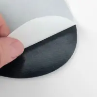 Заплатки для одежды, 15.5&times;9.5 см, термоклеевые, 2 шт., тёмно-серые