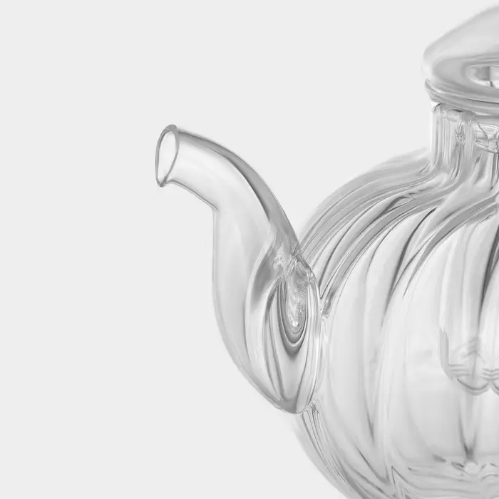 Заварочный чайник из стекла Доляна &laquo;Диана. Грация&raquo;, 1 л, стеклянное сито