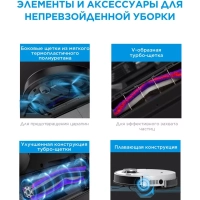 Робот-пылесос VCR S8+, станция самоочистки, сухая влажная