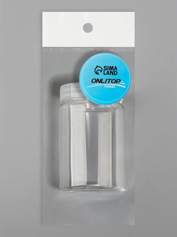 Баночка для хранения, 130 мл, прозрачная Баночка для хранения, 130 мл, прозрачная