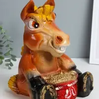 Копилка "Конь с мешком" 28х22х22 см