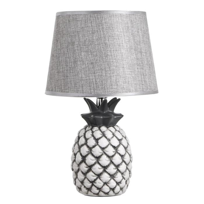 Лампа настольная 16172/1 Е14 40Вт бело-черный 22х22х36 см RISALUX