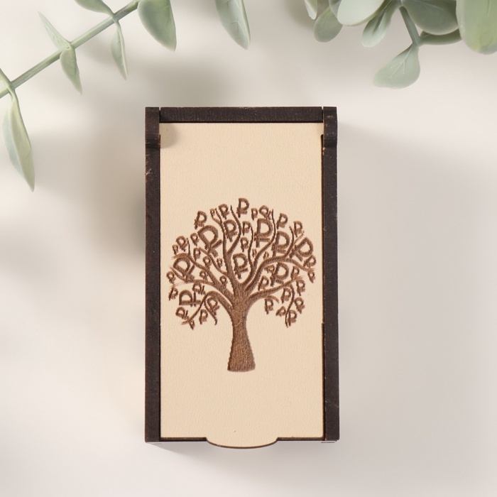 Шкатулка "Дерево" 7х4х2 см