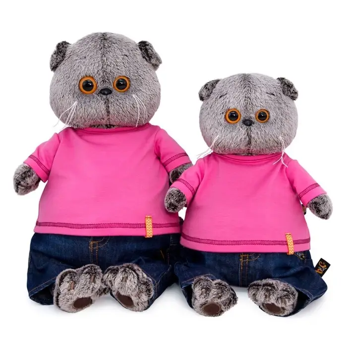 Мягкая игрушка «Басик в джинсах и малиновой футболке», 25 см Мягкая игрушка «Басик в джинсах и малиновой футболке», 25 см