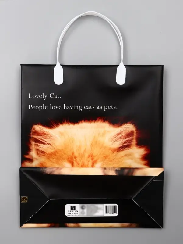 Пакет &laquo;Котенок&raquo;, мягкий пластик, 26&times;23 см, 100 мкм