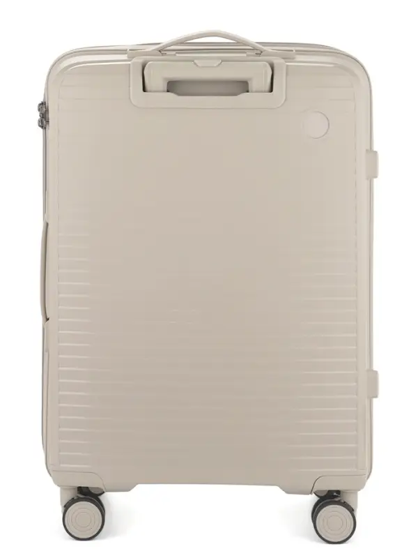 Чемодан на колёсах, 24", кодовый замок, 40&times;24&times;65 см, светло-бежевый