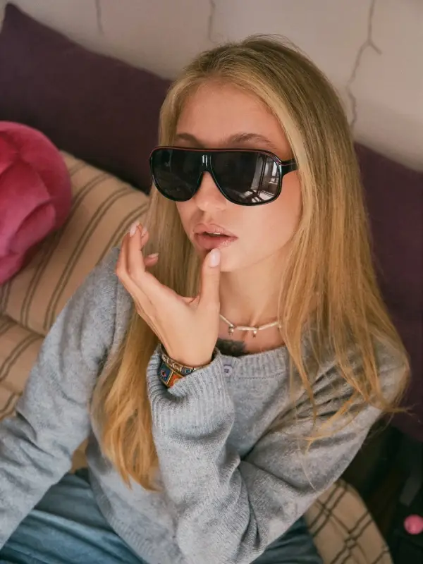 Очки солнцезащитные OneSun, uv 400, дужка 13.5 см, ширина 14.5 см, линза 4.7&times;6.2 см