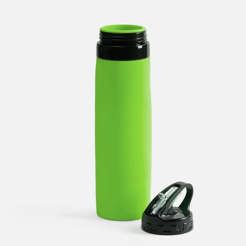 Складная бутылка для воды Langfossen, зеленое яблоко Складная бутылка для воды Langfossen, зеленое яблоко