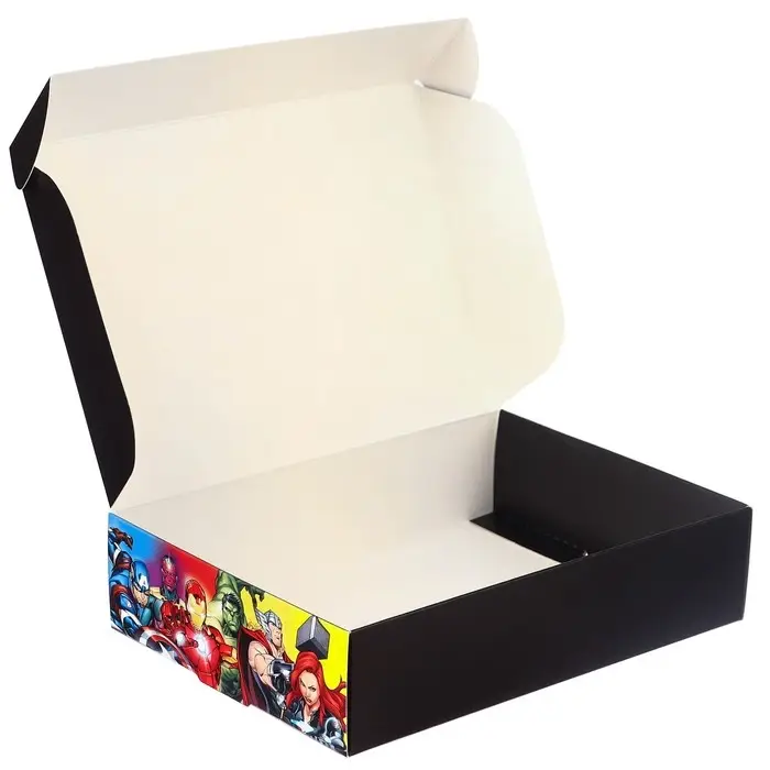 Подарочная коробка, складная, 21х15х5 см, Мстители Подарочная коробка, складная, 21х15х5 см, Мстители