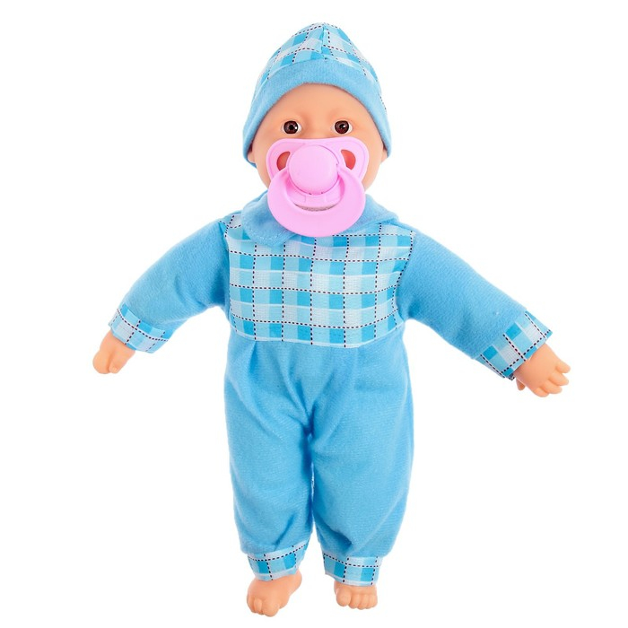 Пупс мягконабивной «Малыш» со звуком, МИКС