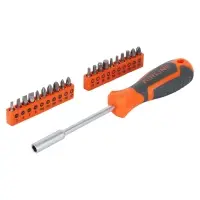Отвёртка с битами 21 пр. (SL, PH, PZ, HEX, TORX) блистер