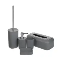 Салфетница тм VETTA Сидней, пластик, PP, серый, 27,4x14x9,2см