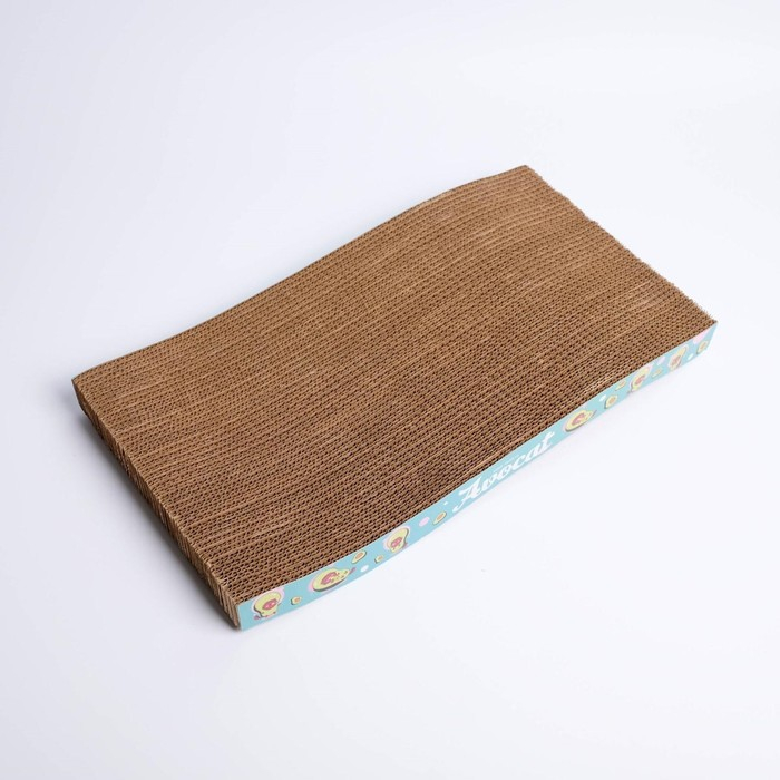 Когтеточка из картона Avocat волна, 45.5 × 19 × 3.5 см Когтеточка из картона Avocat волна, 45.5 × 19 × 3.5 см