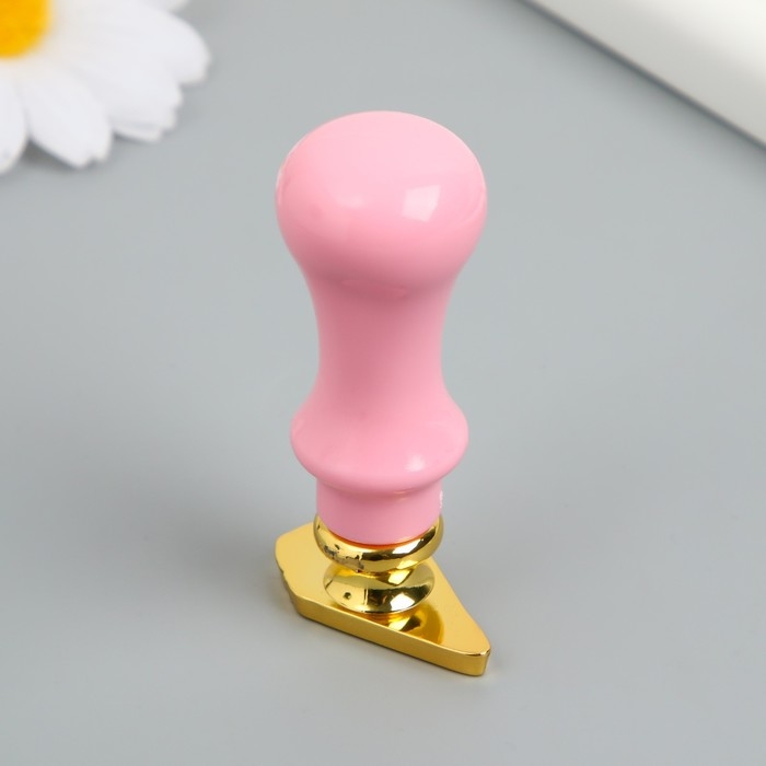 Печать для сургуча с пластиковой ручкой фигурная Печать для сургуча с пластиковой ручкой фигурная "Рожок мороженого" 6,3 см