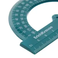 Транспортир 180&deg;, 10 см, ErichKrause Reef, МИКС