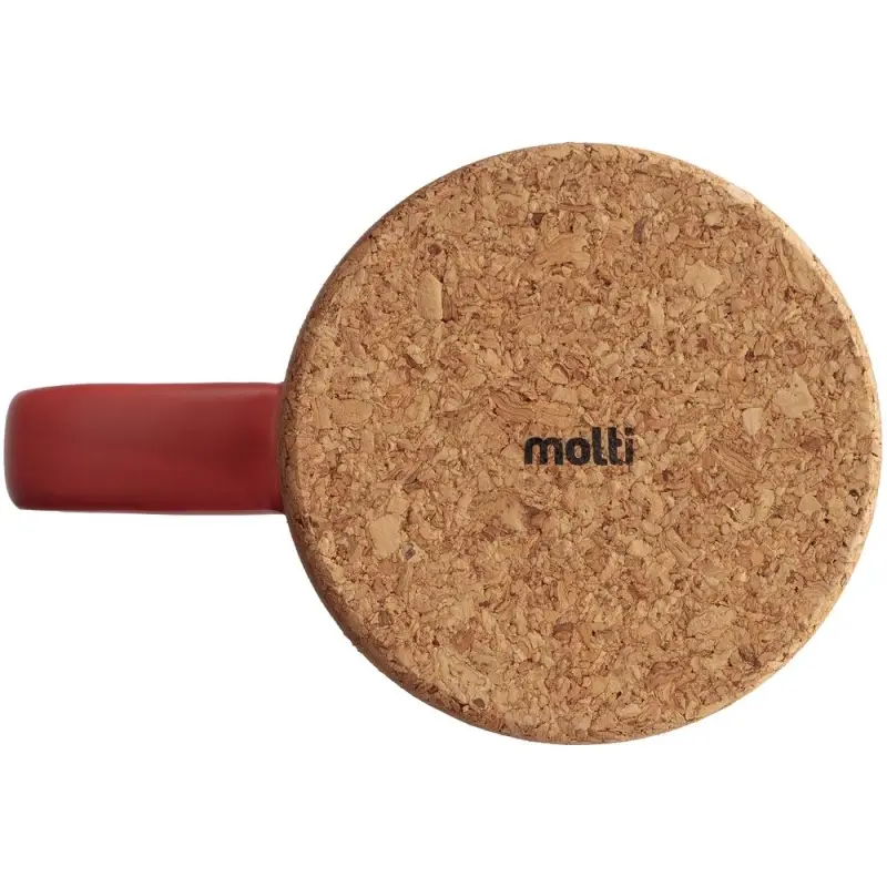 Кружка с пробковой подставкой Corky, серая Кружка с пробковой подставкой Corky, серая