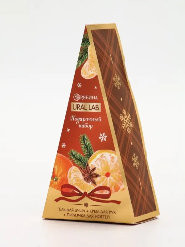 URAL LAB Арома Саунд Набор гель для душа, крем для рук и пилка для ногтей, мандарин URAL LAB Арома Саунд Набор гель для душа, крем для рук и пилка для ногтей, мандарин
