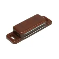 Магнит мебельный ТУНДРА M003BR, 72×13 мм, большой, коричневый, 1 шт.